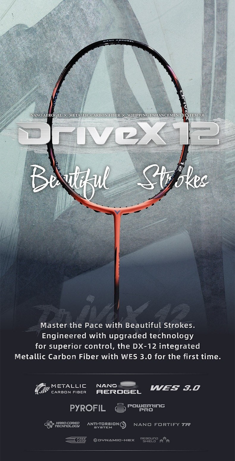 Victor DriveX 12 Badminton Racket