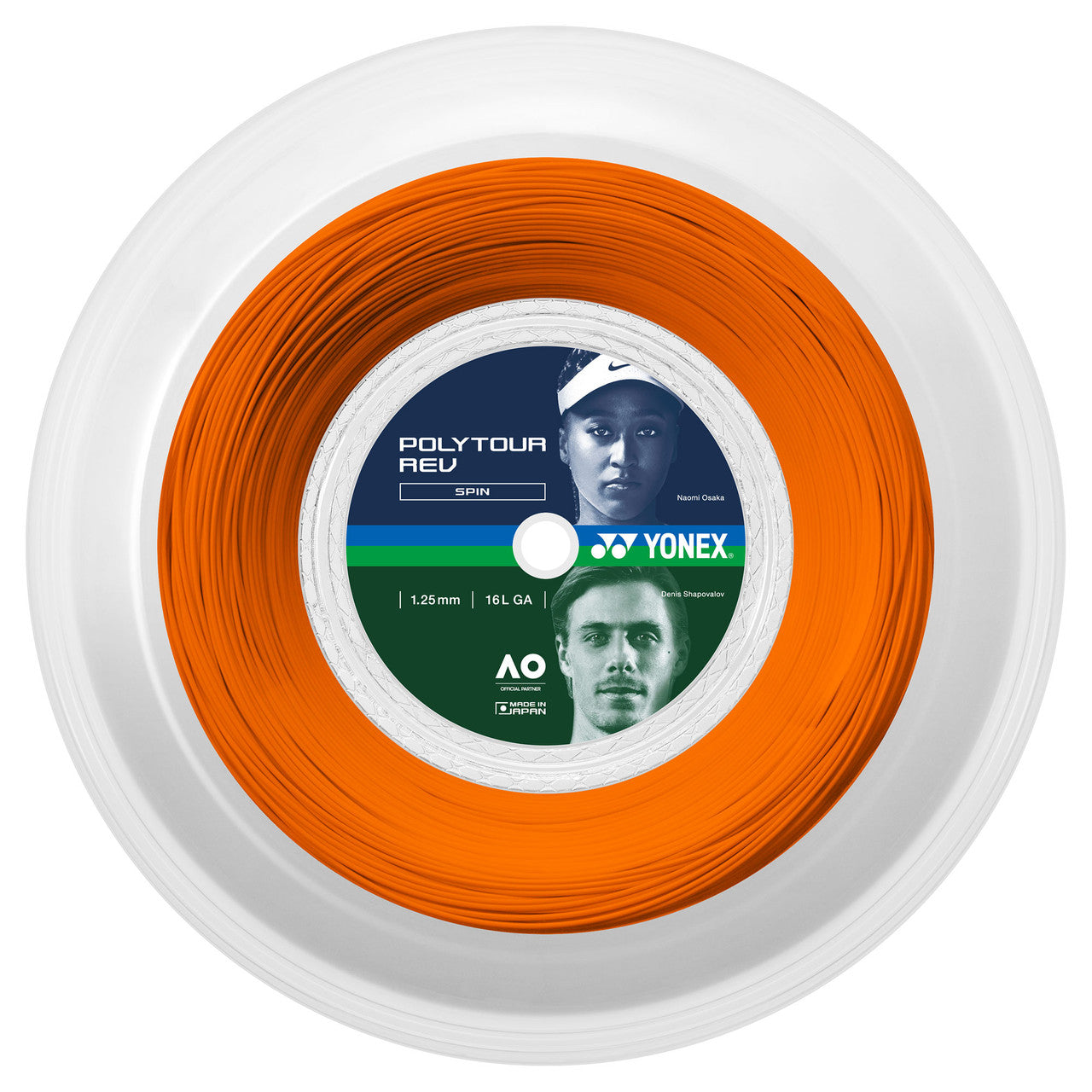 Yonex Polytour Rev 125 Tennis String (200m Reel)