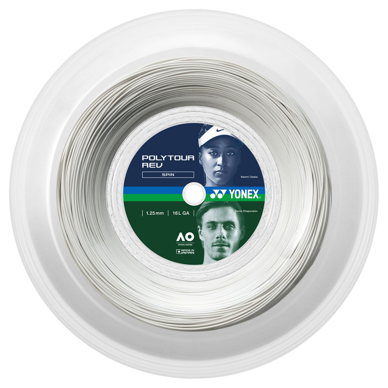 Yonex Polytour Rev 125 Tennis String (200m Reel)