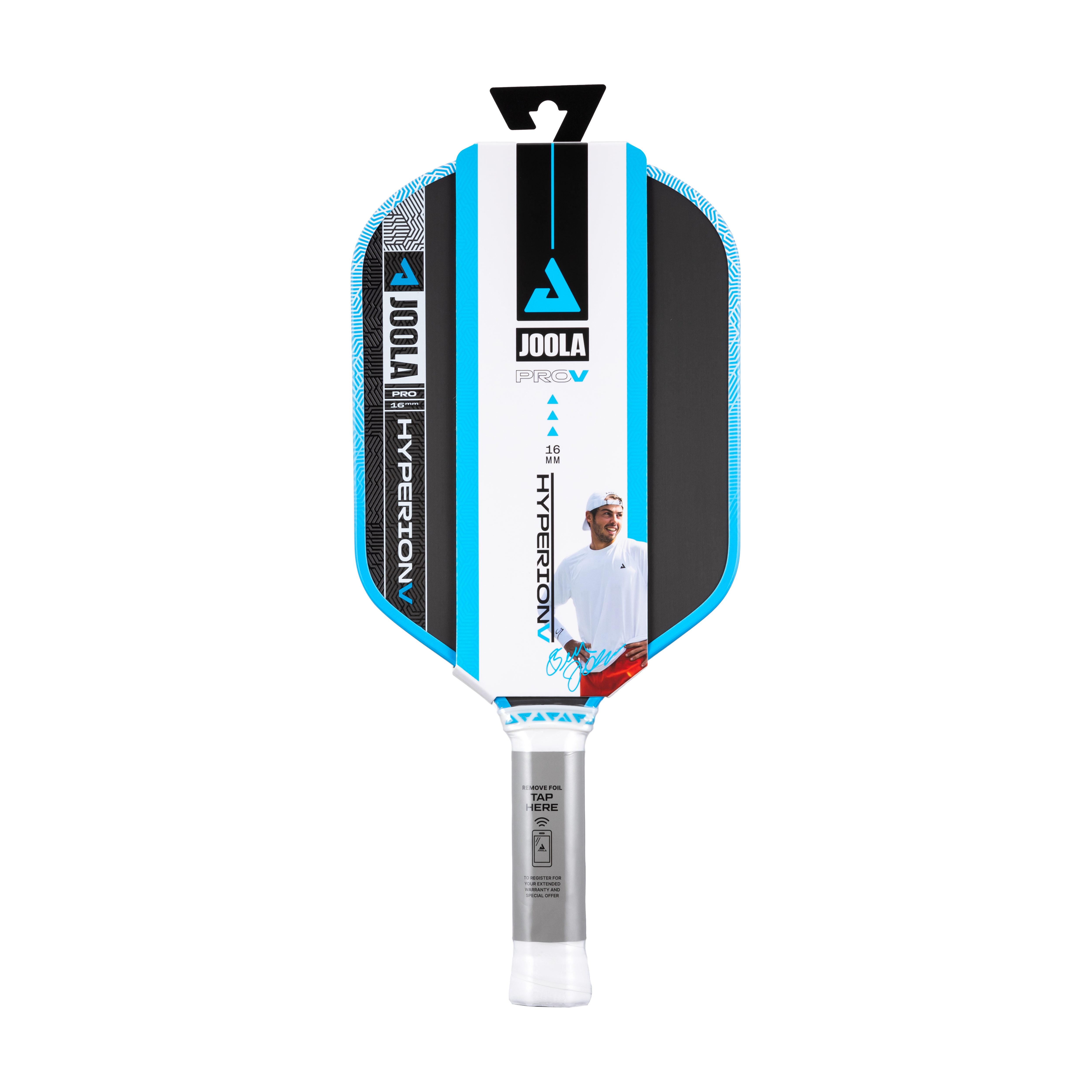 JOOLA Ben Johns HYPERION Pro V 16mm Pickleball Paddle (Bolt Blue)