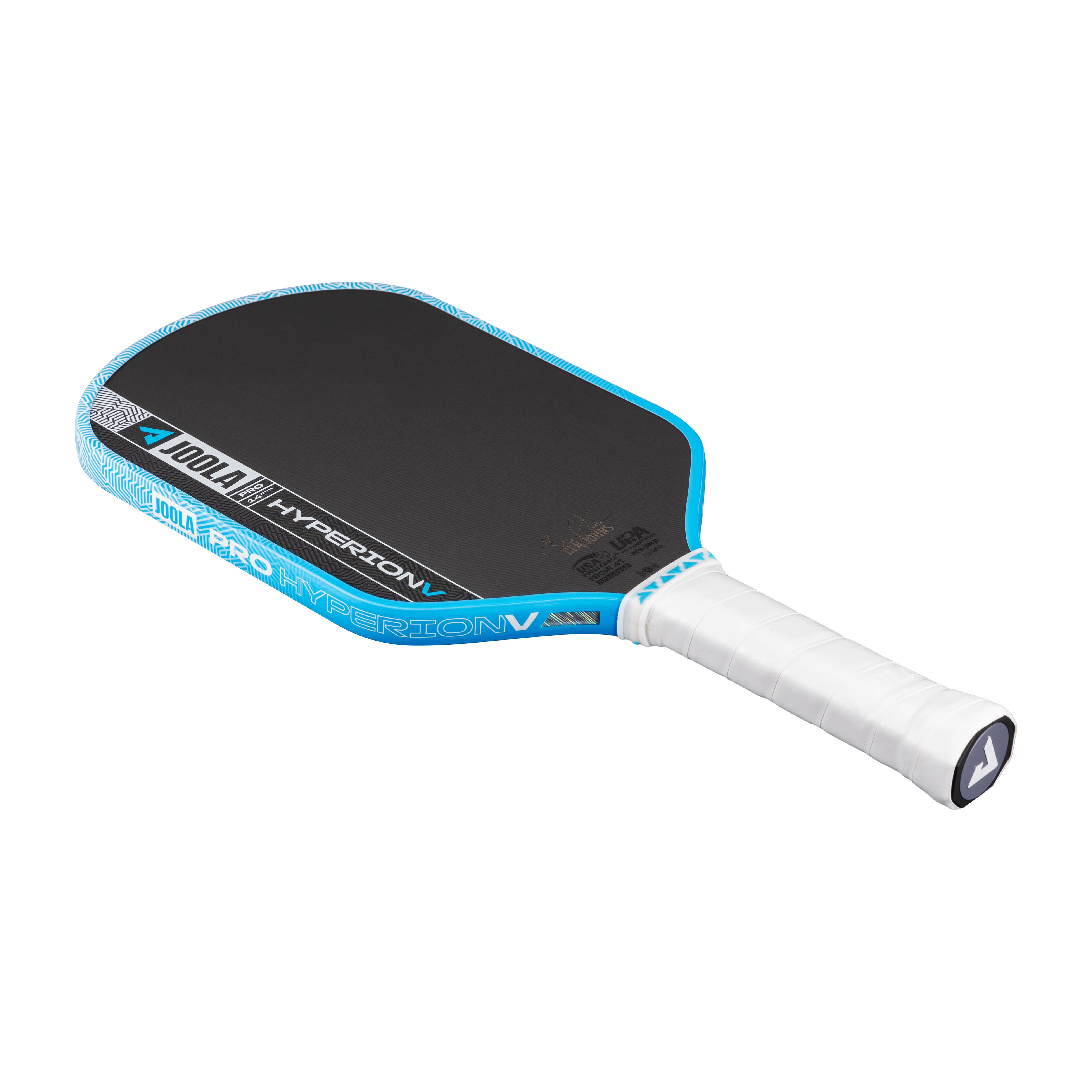 JOOLA Ben Johns HYPERION Pro V 14mm Pickleball Paddle (Bolt Blue)