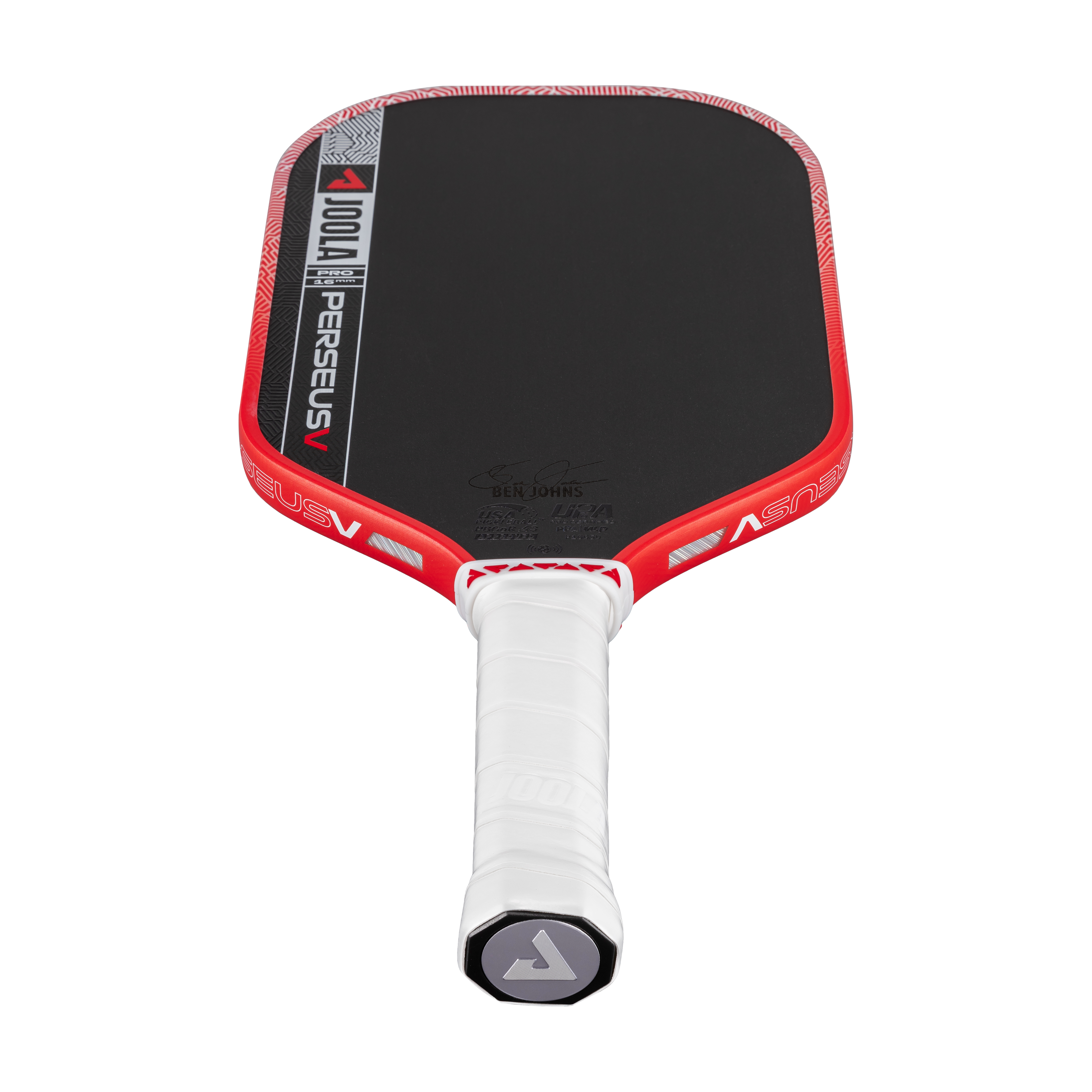 JOOLA Ben Johns PERSEUS Pro V 16mm Pickleball Paddle (Blaze Red)