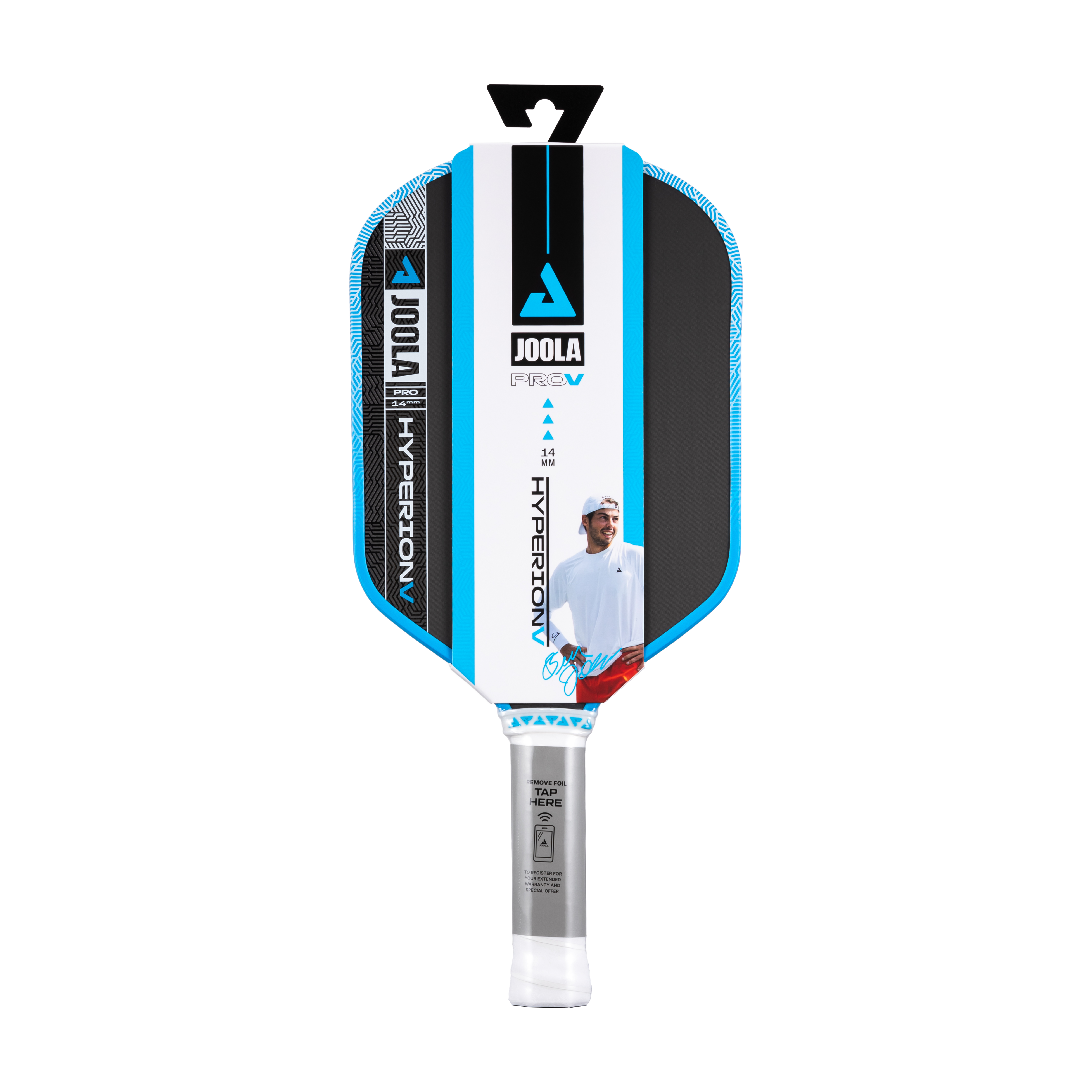 JOOLA Ben Johns HYPERION Pro V 14mm Pickleball Paddle (Bolt Blue)