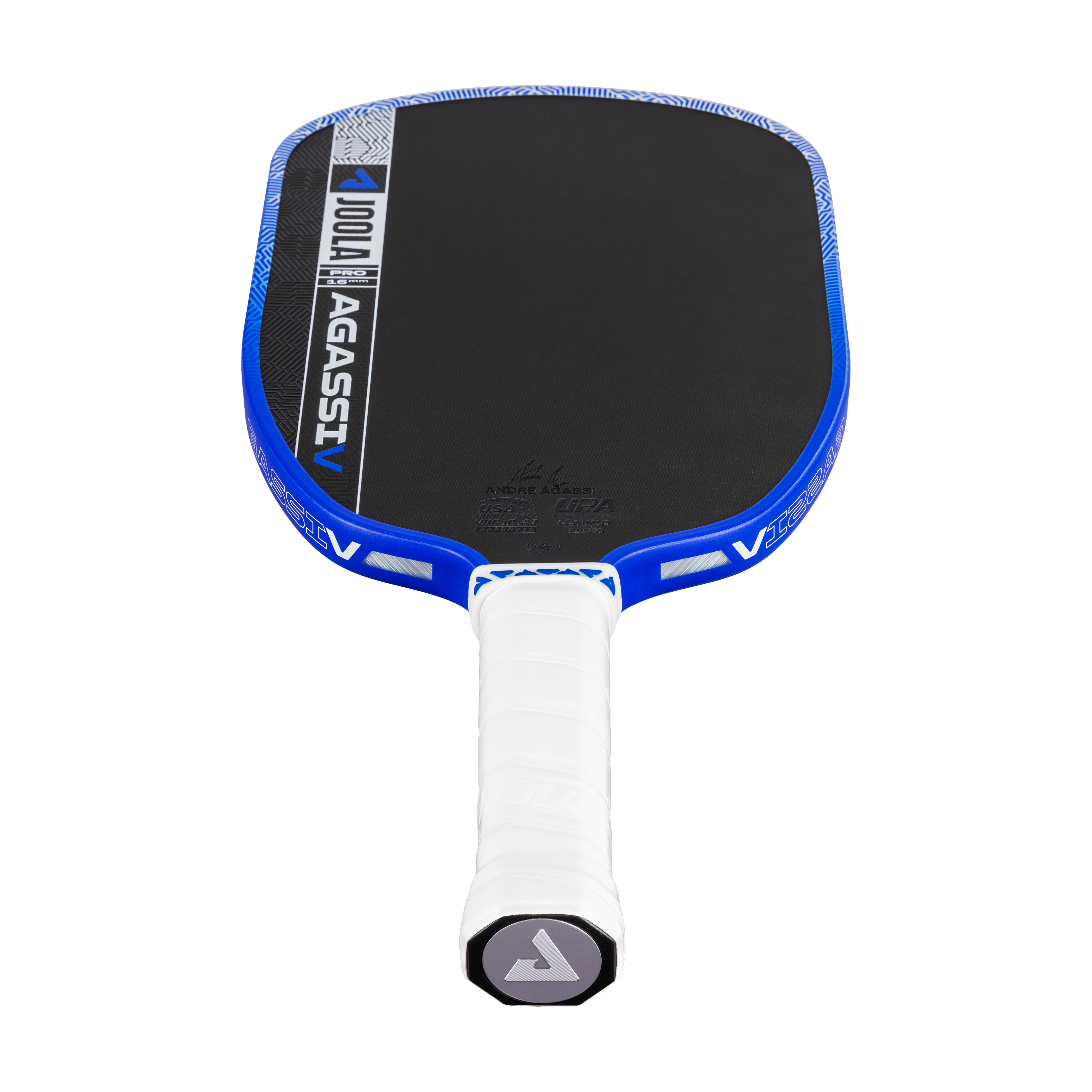 JOOLA Andre Agassi AGASSI Pro V 16mm Pickleball Paddle (Royal Blue)