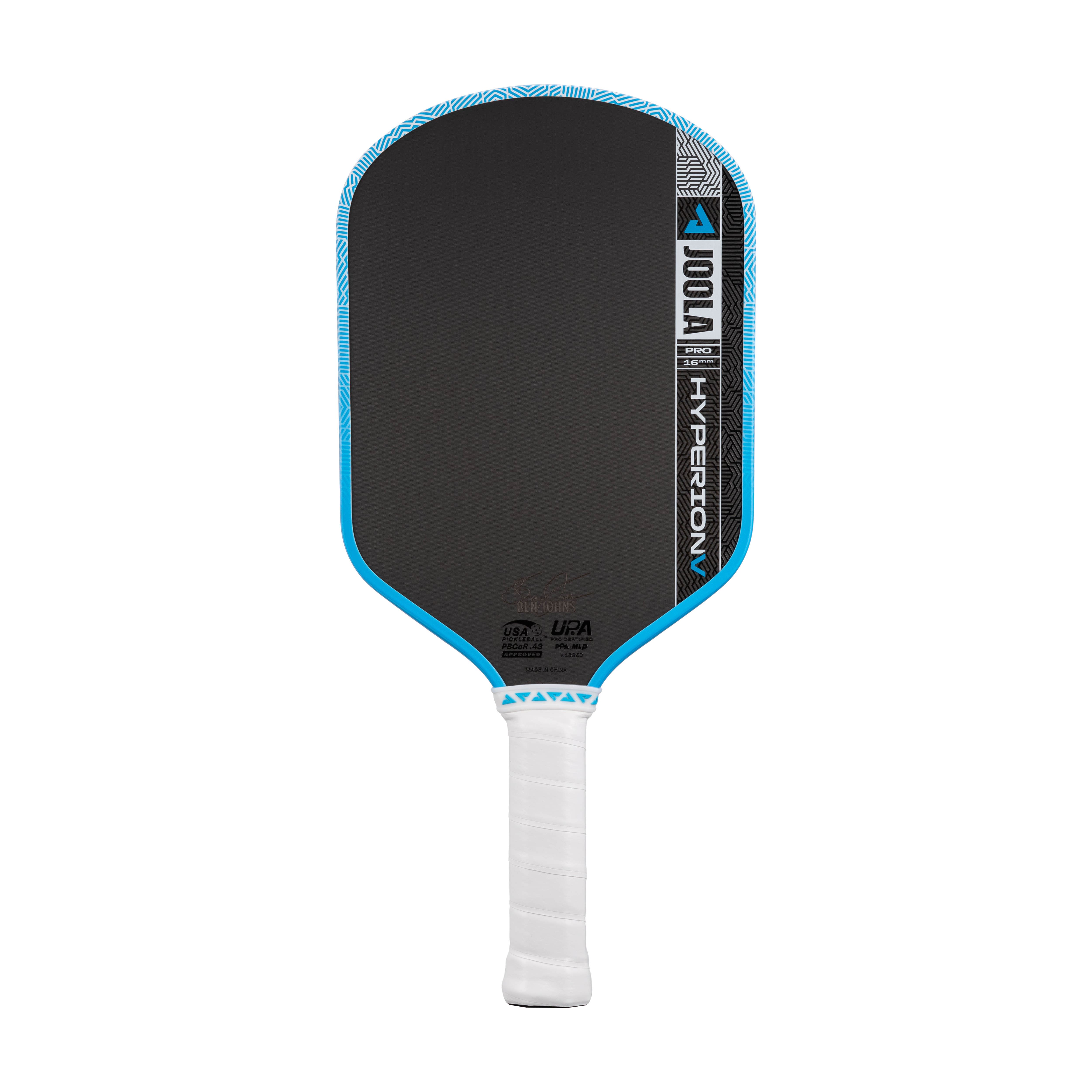 JOOLA Ben Johns HYPERION Pro V 16mm Pickleball Paddle (Bolt Blue)