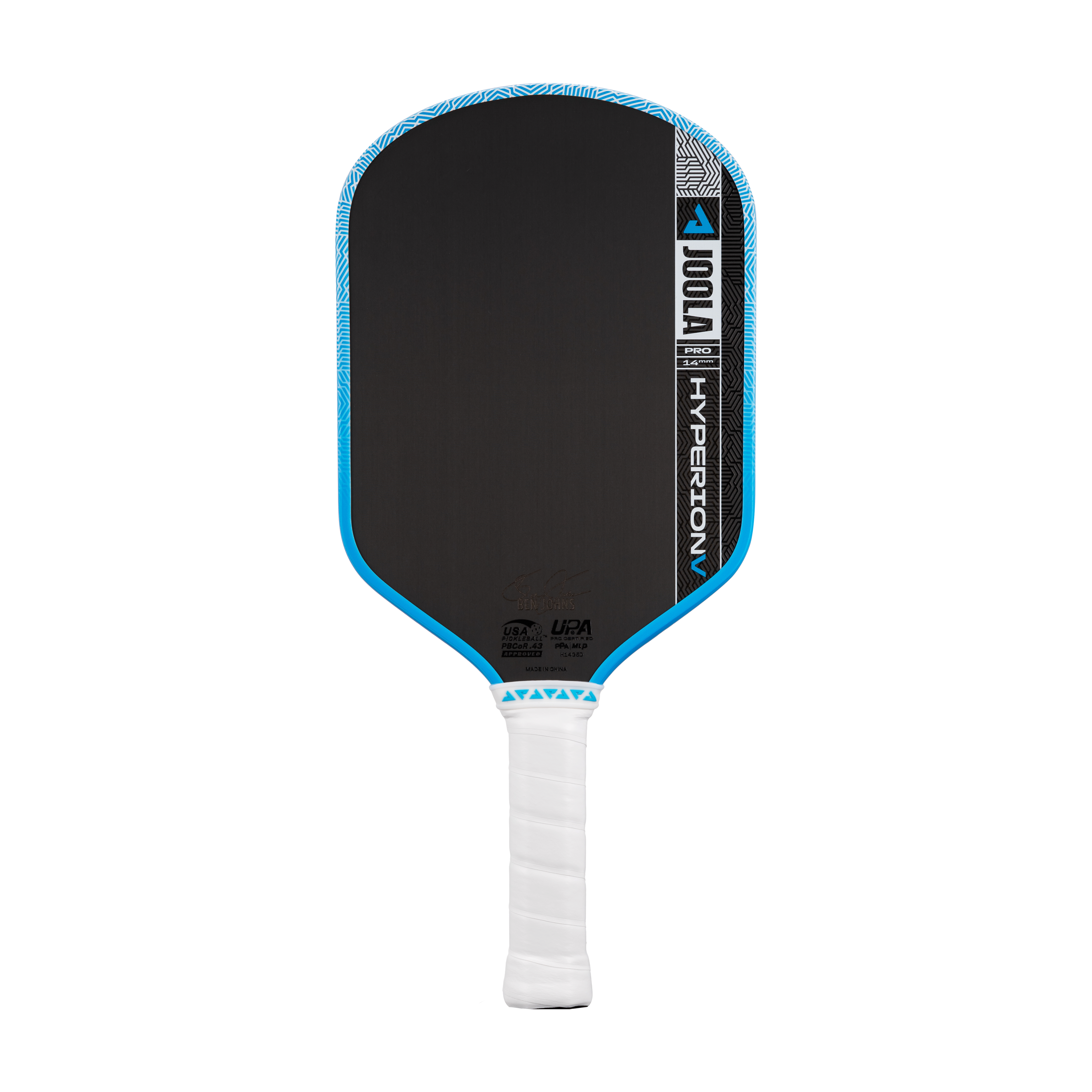 JOOLA Ben Johns HYPERION Pro V 14mm Pickleball Paddle (Bolt Blue)