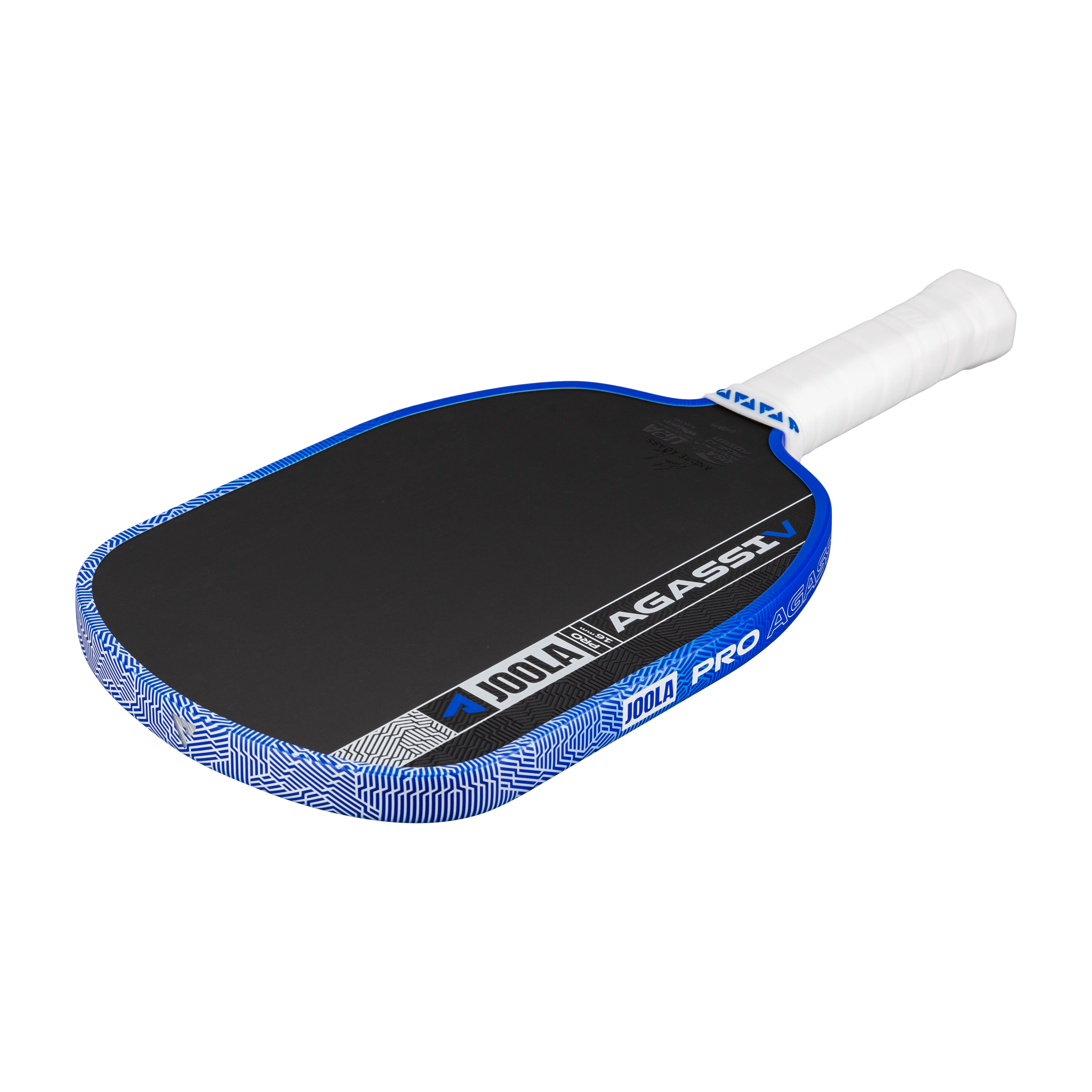 JOOLA Andre Agassi AGASSI Pro V 16mm Pickleball Paddle (Royal Blue)