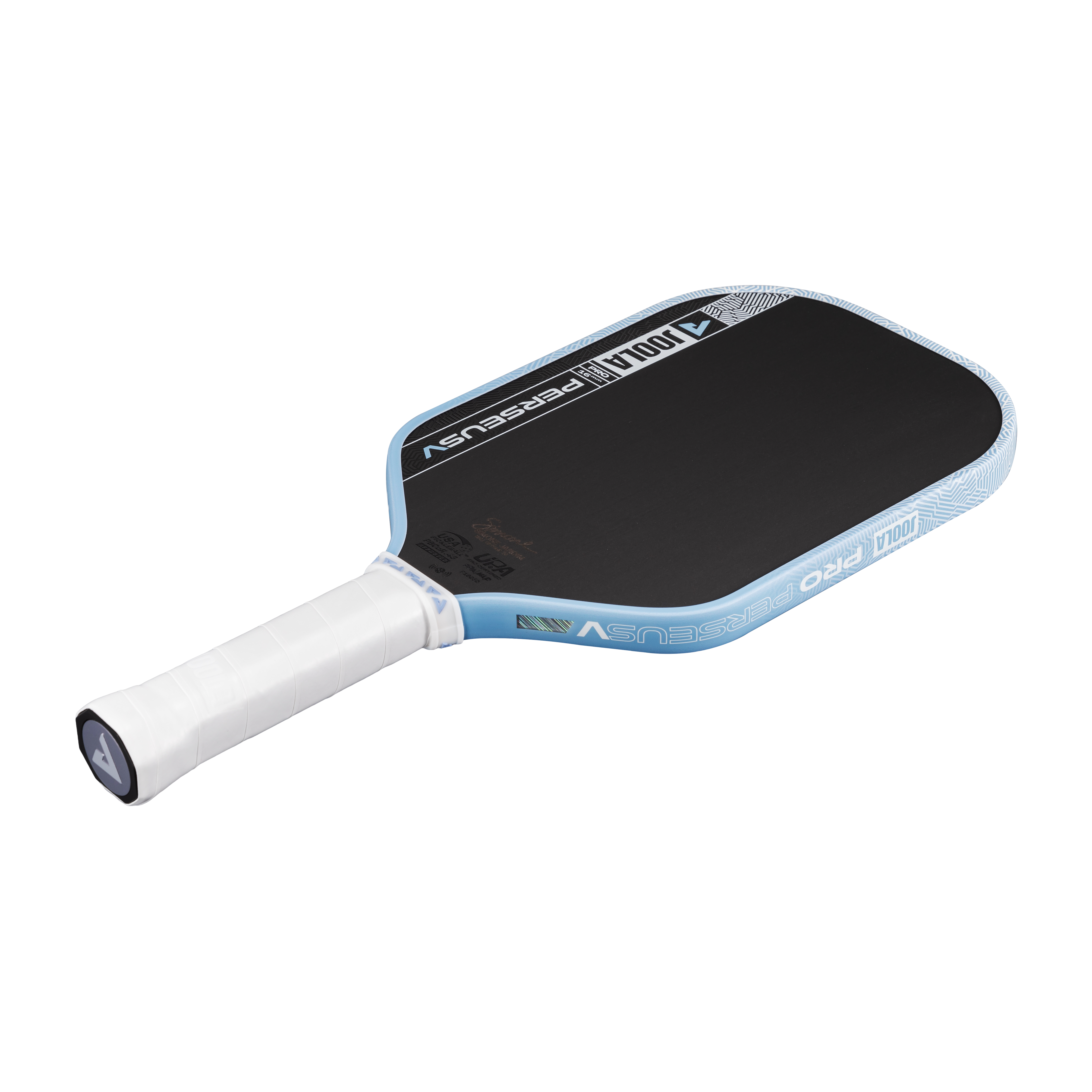 JOOLA Simone Jardim PERSEUS Pro V 16mm Pickleball Paddle (Breeze Blue)