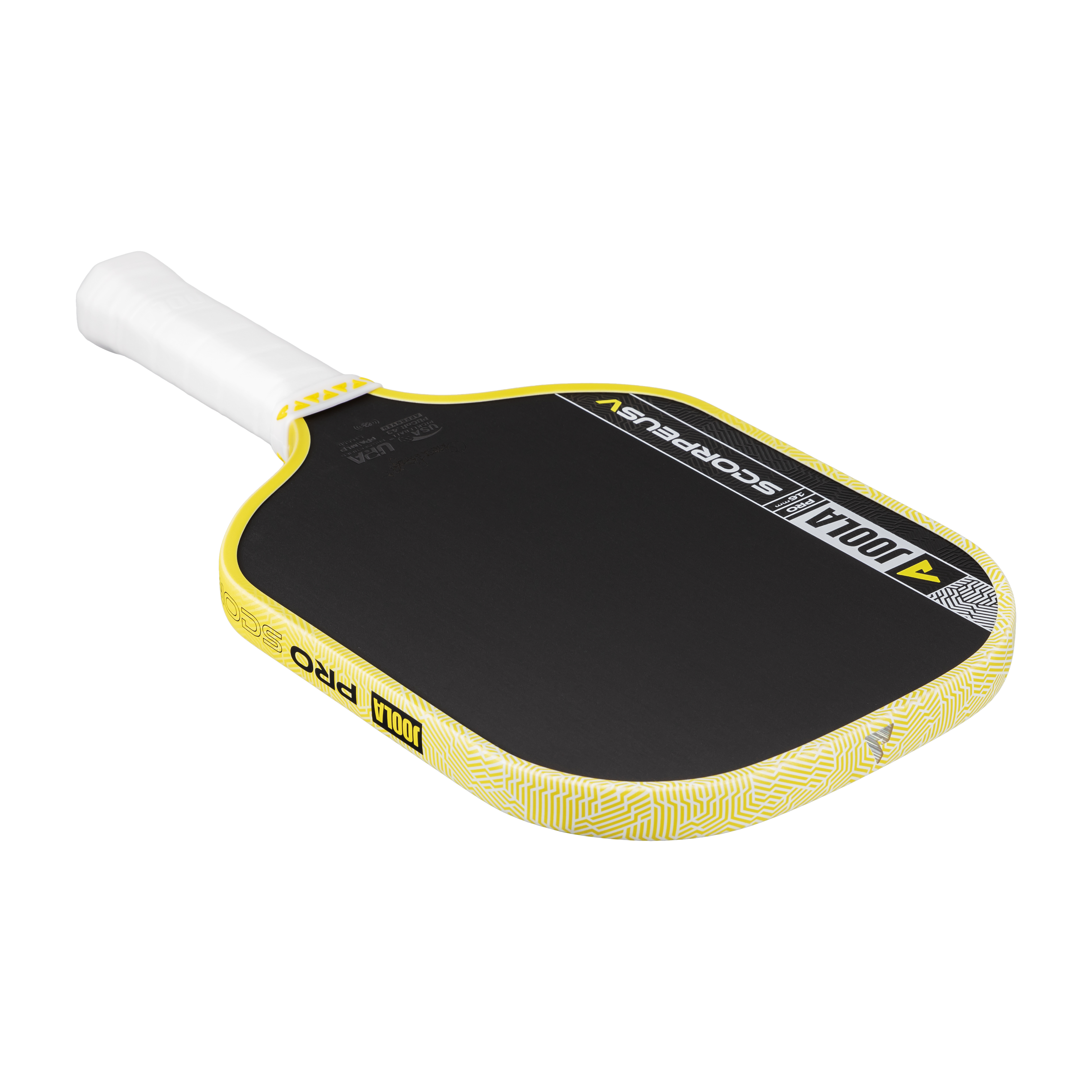 JOOLA Anna Bright SCORPEUS Pro V 16mm Pickleball Paddle (JOOLA Yellow)
