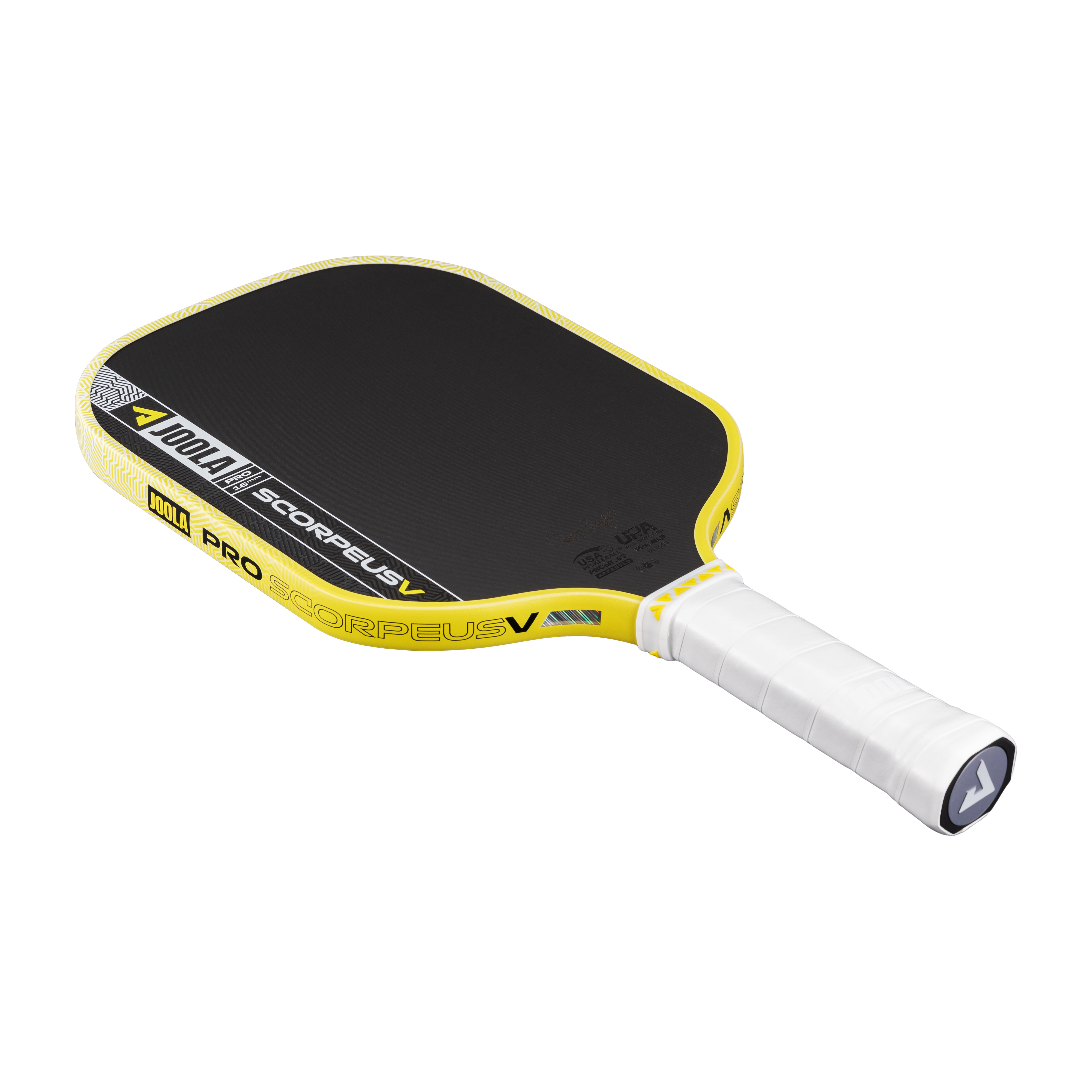 JOOLA Anna Bright SCORPEUS Pro V 16mm Pickleball Paddle (JOOLA Yellow)