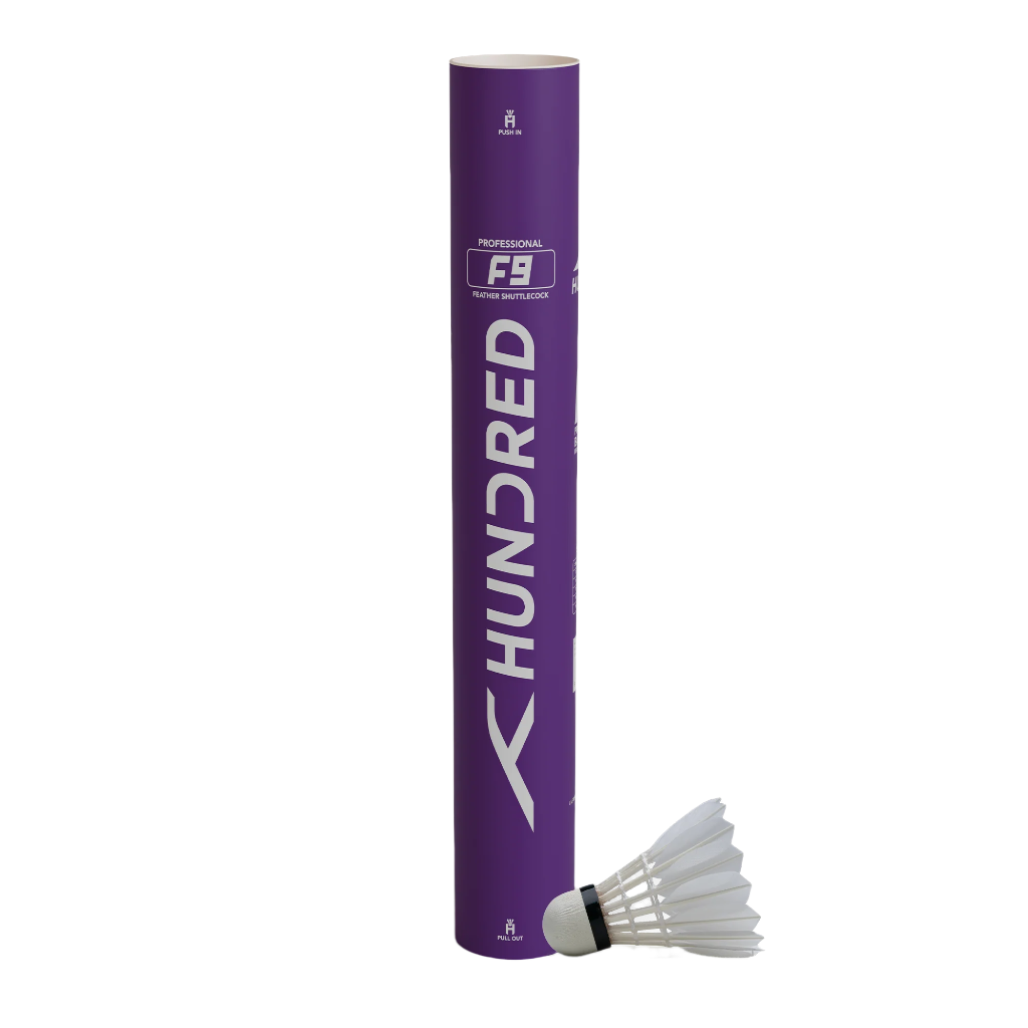 Hundred F9 Feather Badminton Shuttles (15 Shuttles)