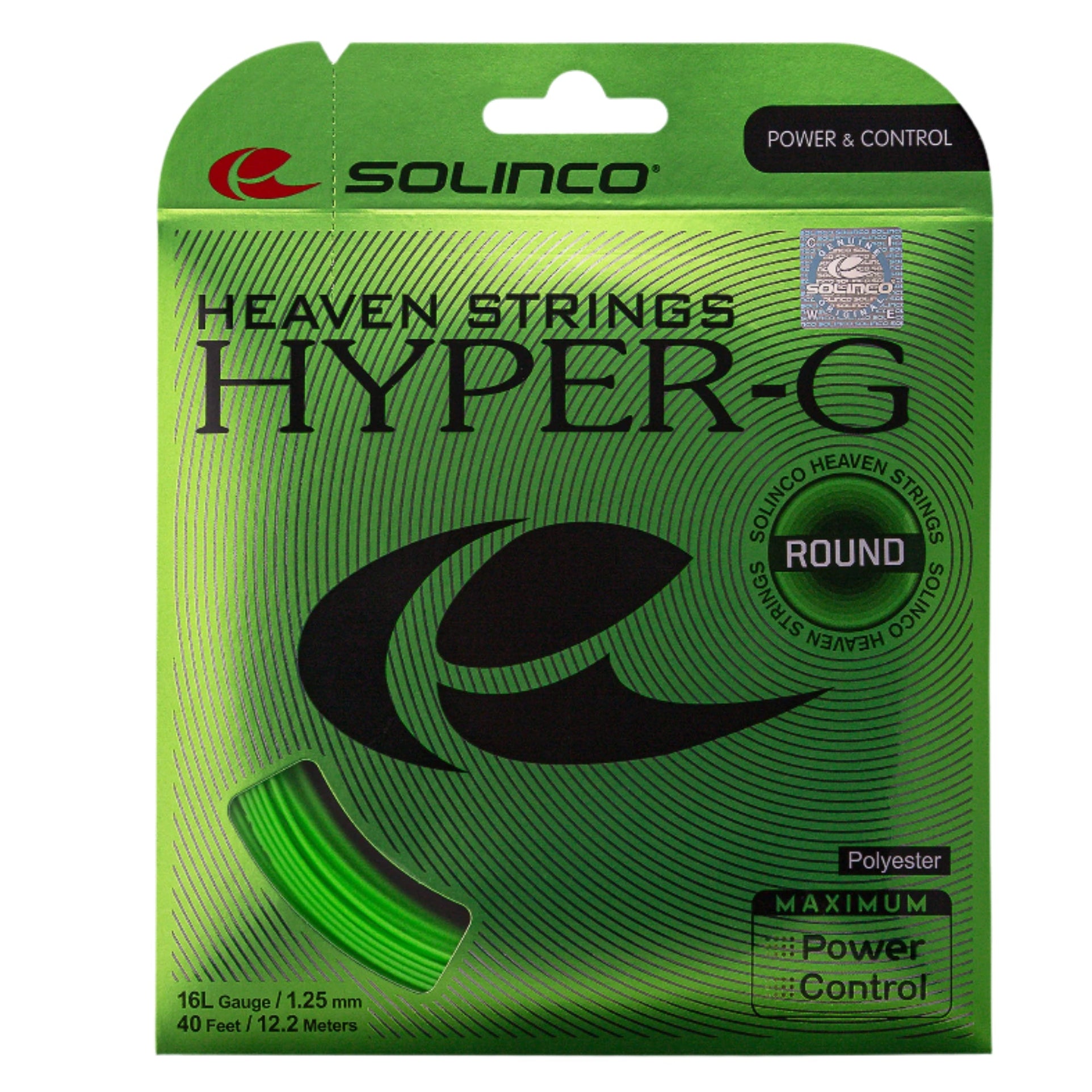 Solinco Hyper-G ROUND Tennis String (Single Pack)