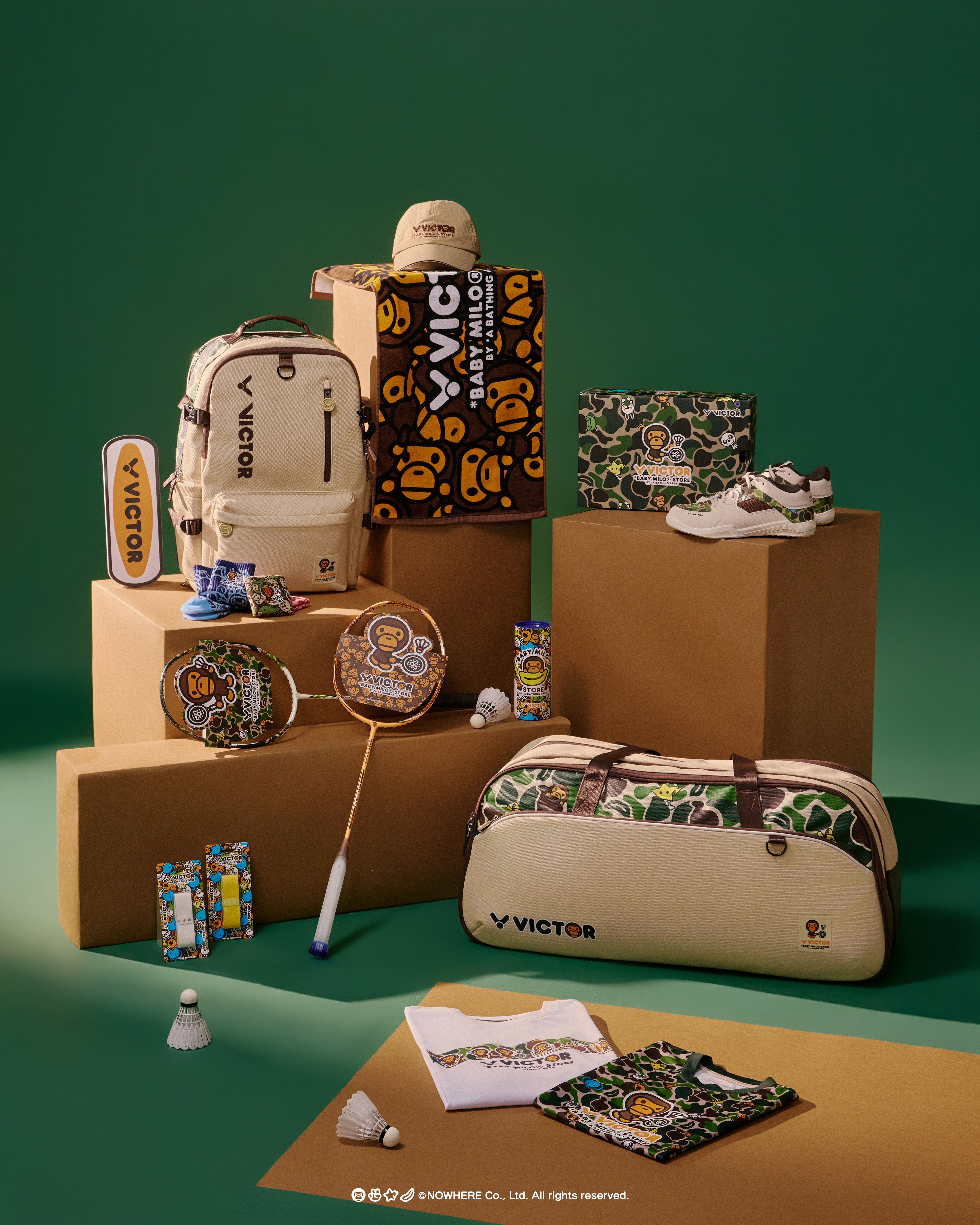 Victor X Baby Milo Store Sports Towel (Jungle Camo)