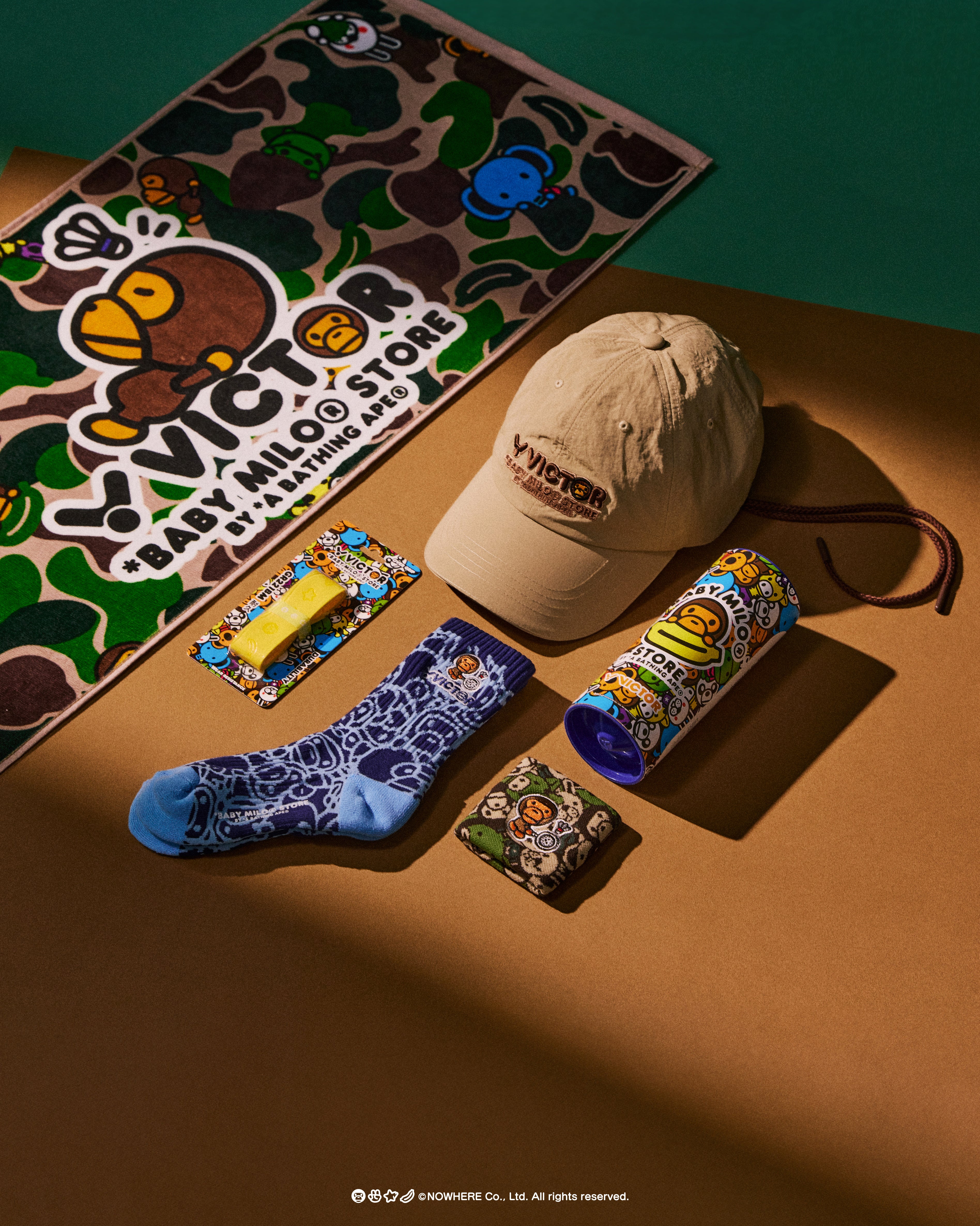 Victor X Baby Milo Store Sports Towel (Jungle Camo)