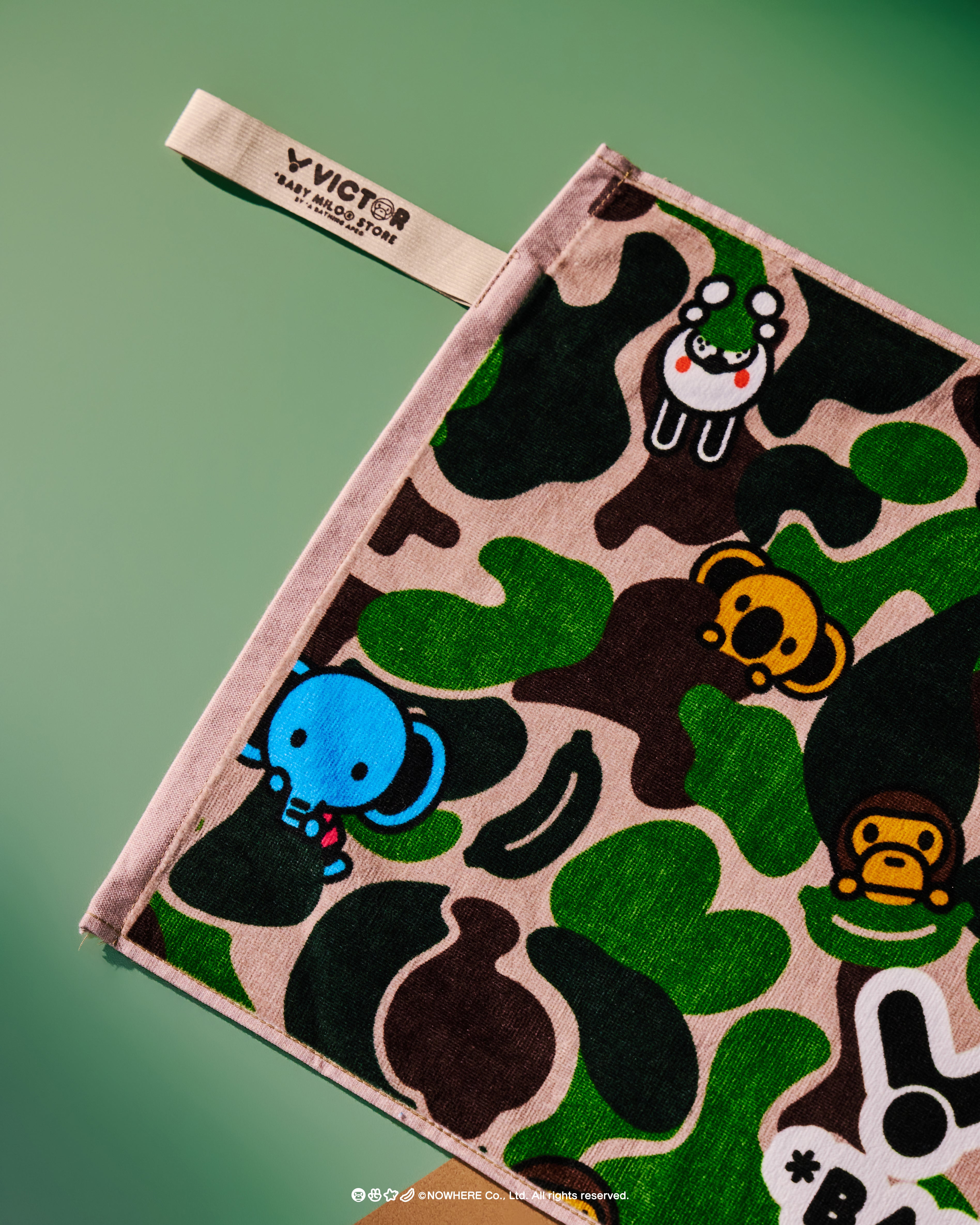 Victor X Baby Milo Store Sports Towel (Jungle Camo)