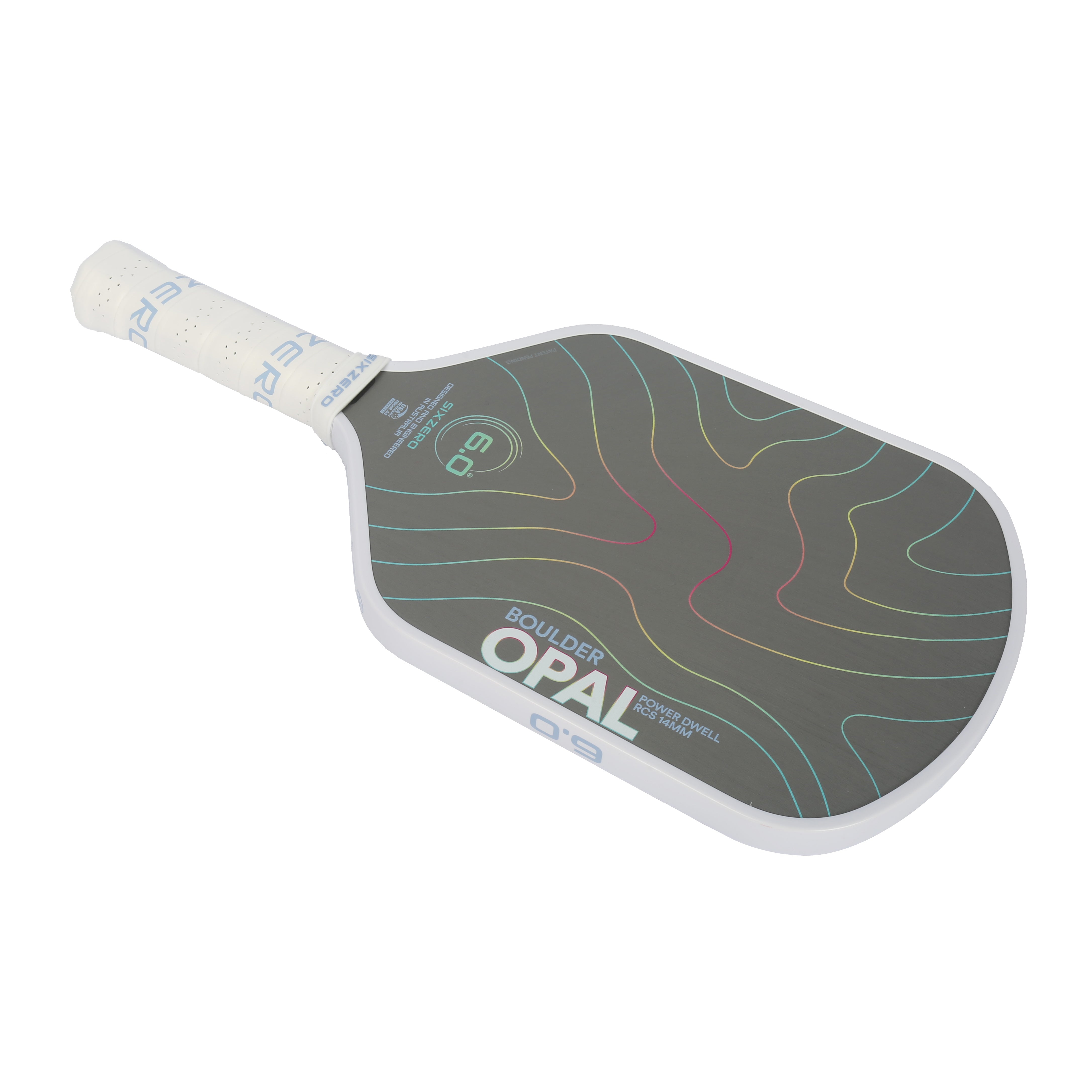 Six Zero Boulder Opal (14mm) - Hybrid Smooth (USAP Approved) Pickleball Paddle