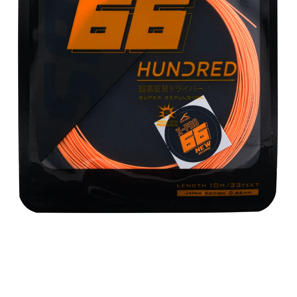 Hundred 66 X-PRO Badminton String (Single Pack)