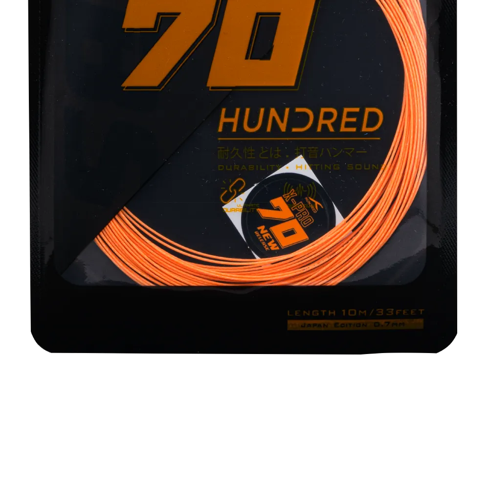 Hundred 70 X-PRO Badminton String (Single Pack)