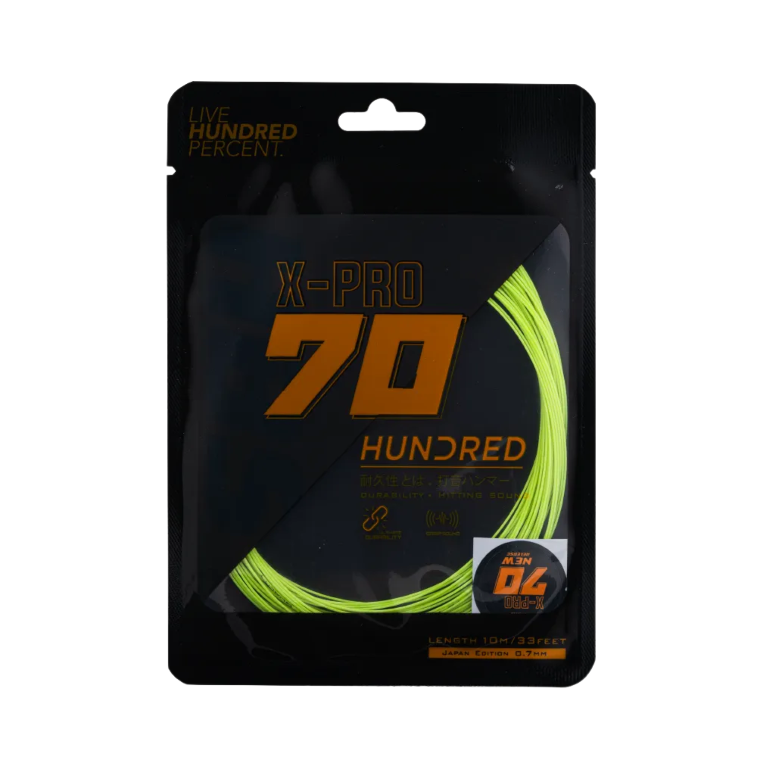 Hundred 70 X-PRO Badminton String (Single Pack)