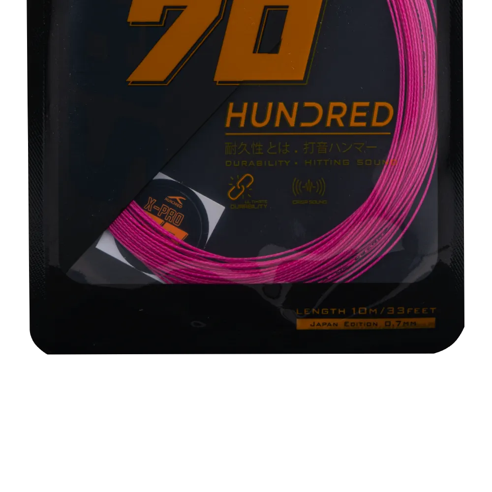 Hundred 70 X-PRO Badminton String (Single Pack)