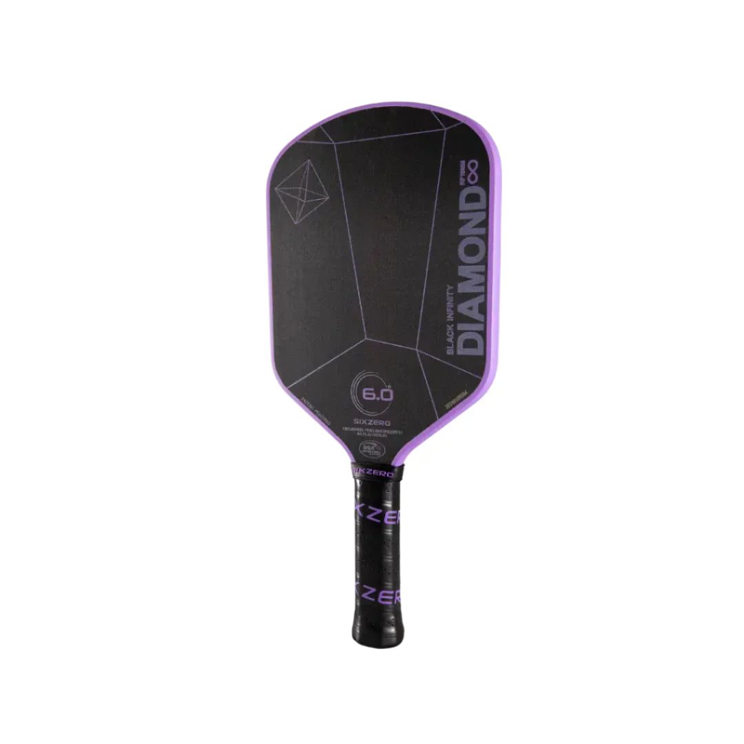 Six Zero Infinity Edgeless Black Diamond Power (16mm) Pickleball Paddle