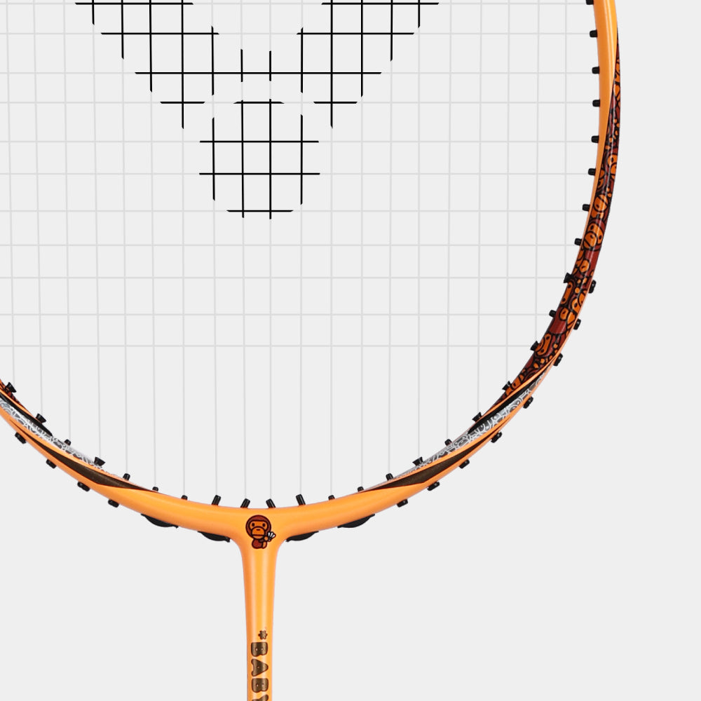 Victor X Baby Milo Store Auraspeed Racket ARS-BABY-MILO-O Badminton Racket (Milo Orange)