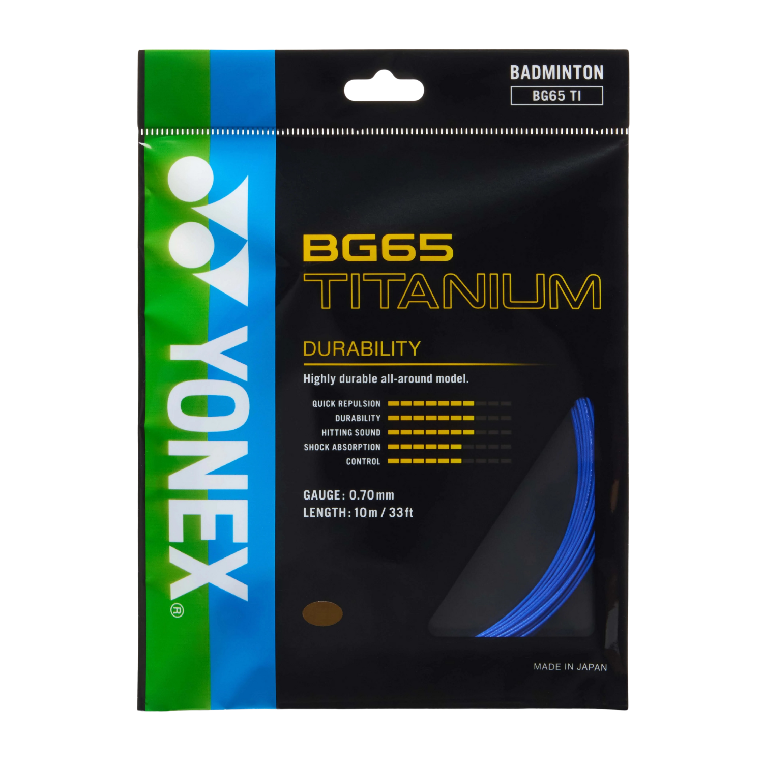 Yonex BG65 TITANIUM Badminton String (Single Pack)
