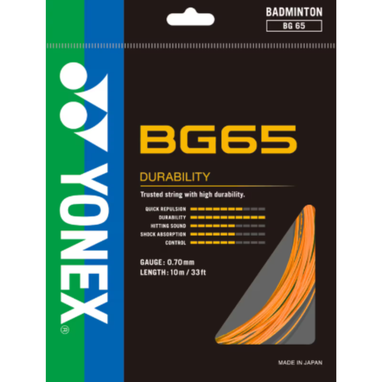 Yonex BG65 Badminton String (Single Pack)