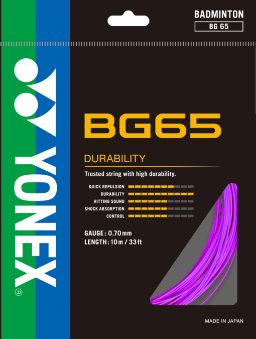 Yonex BG65 Badminton String (Single Pack)