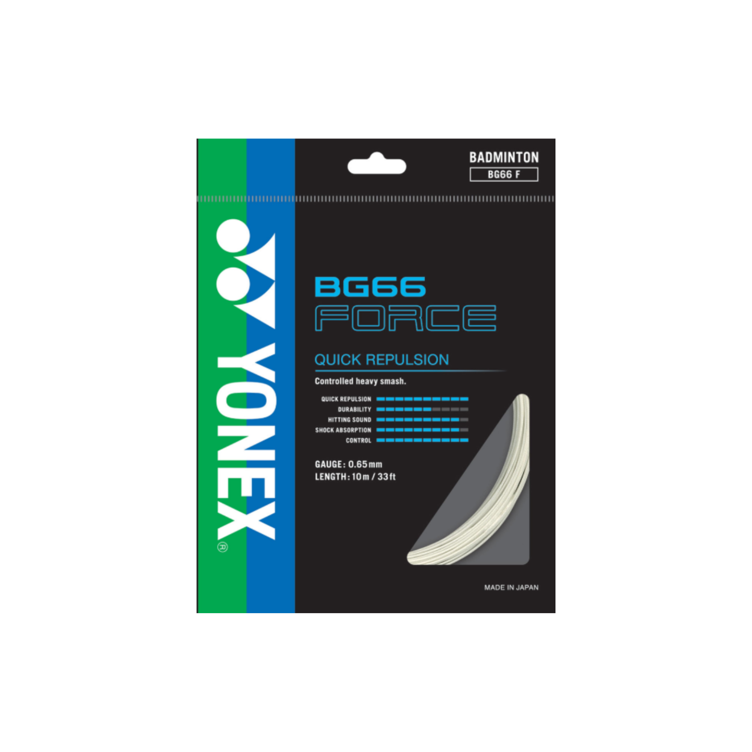 Yonex BG66 FORCE Badminton String (Single Pack)