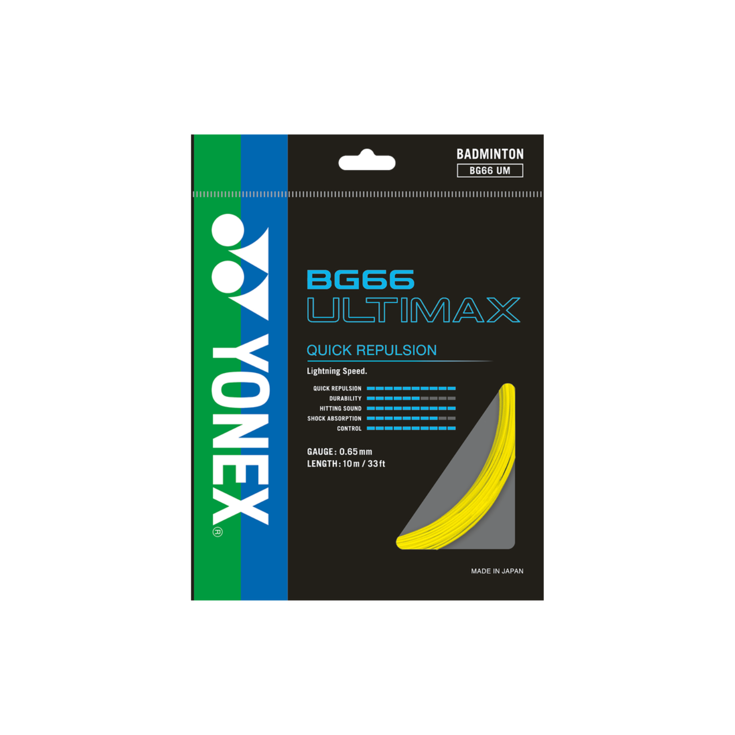 Yonex BG66 ULTIMAX Badminton String (Single Pack)
