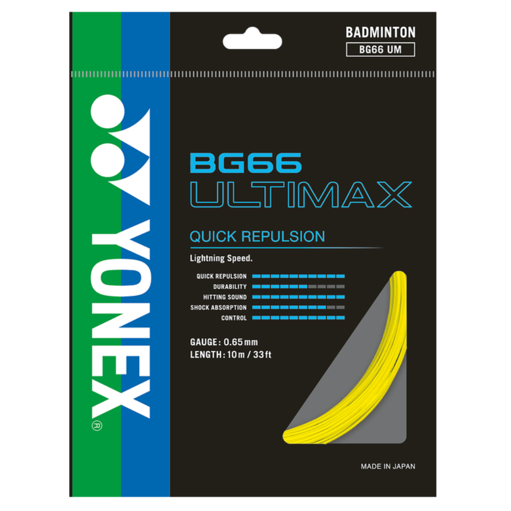 Yonex BG66 ULTIMAX Badminton String (Single Pack)