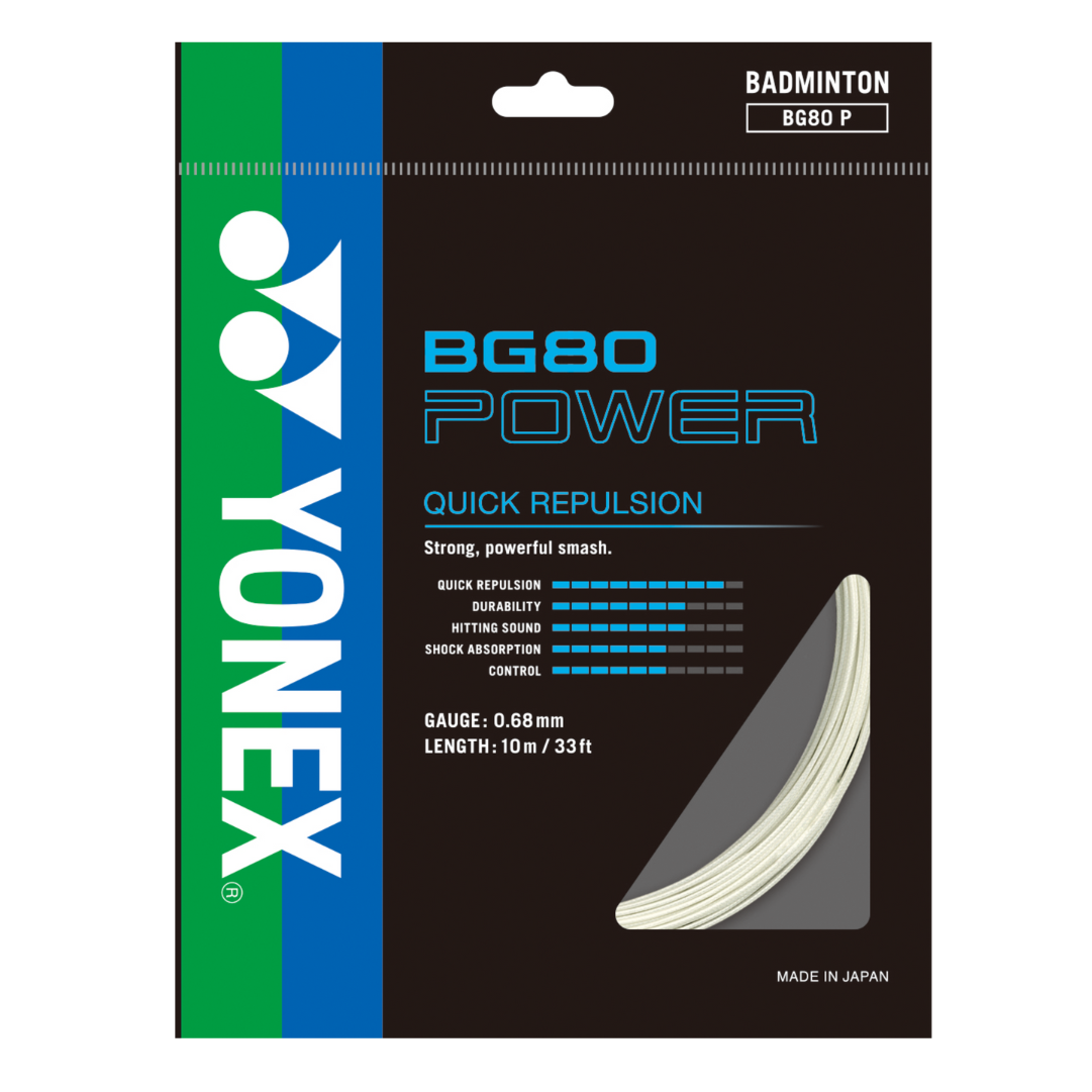 Yonex BG80 POWER Badminton String (Single Pack)