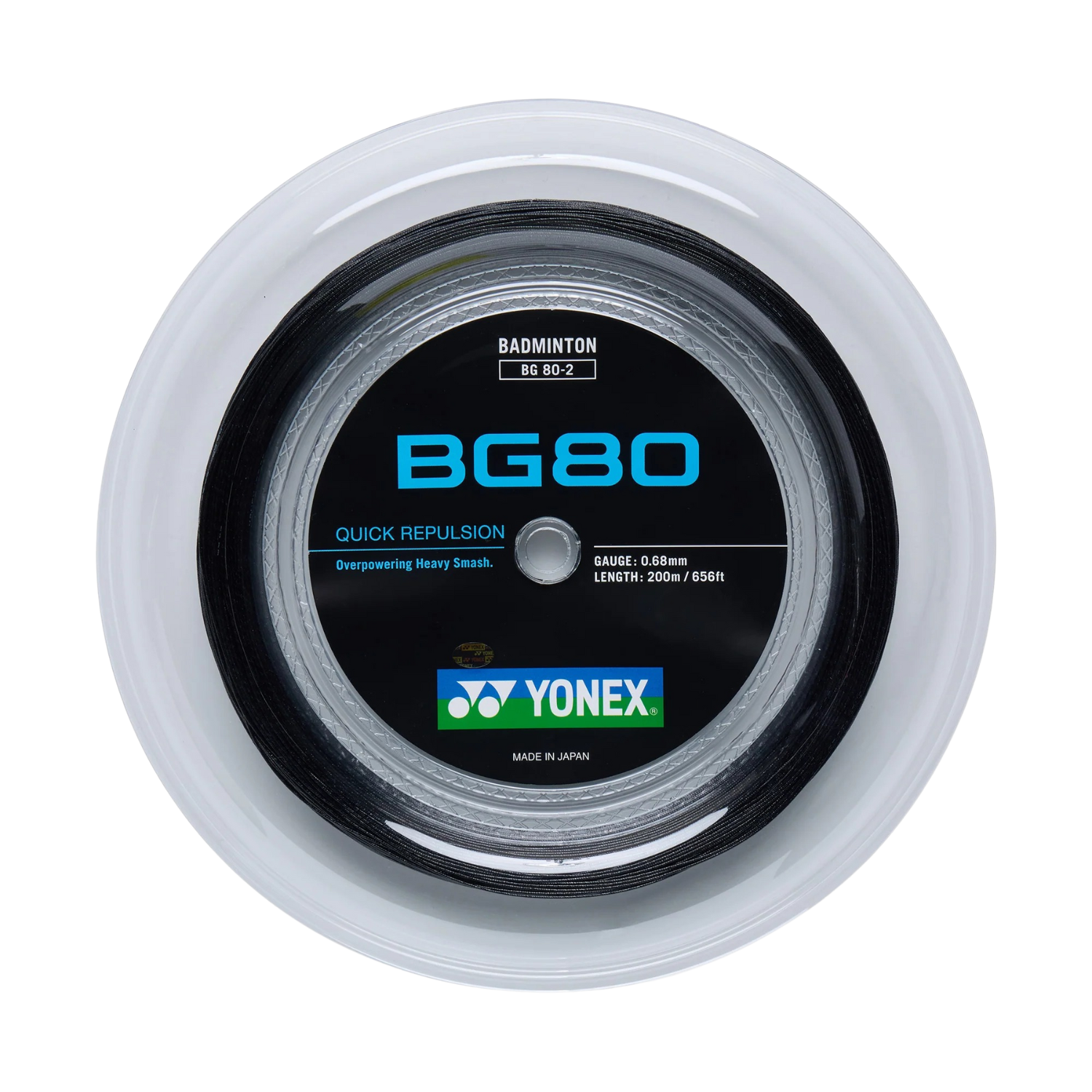Yonex BG80 Badminton String (200m Reel)