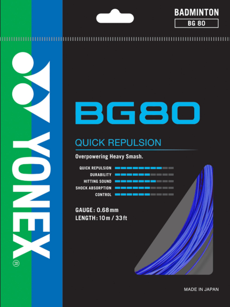 Yonex BG80 Badminton String (Single Pack)