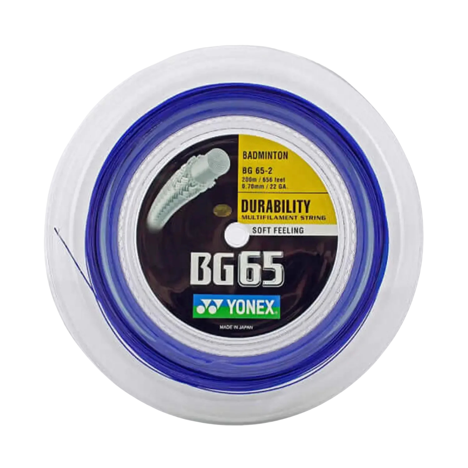 Yonex BG65 Badminton String (200m Reel)