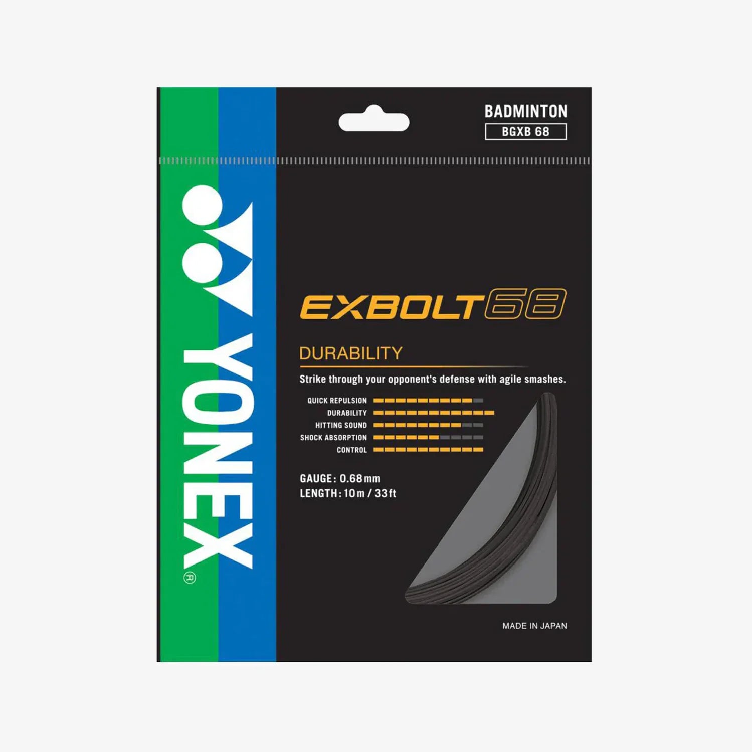 Yonex EXBOLT 68 Badminton String (Single Pack)