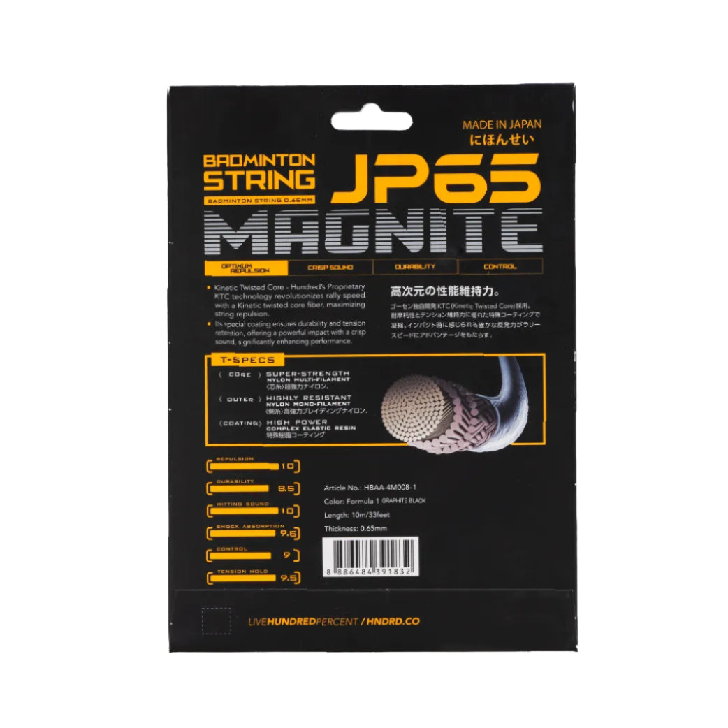 Hundred JP65 Magnite Badminton String (Single Pack)