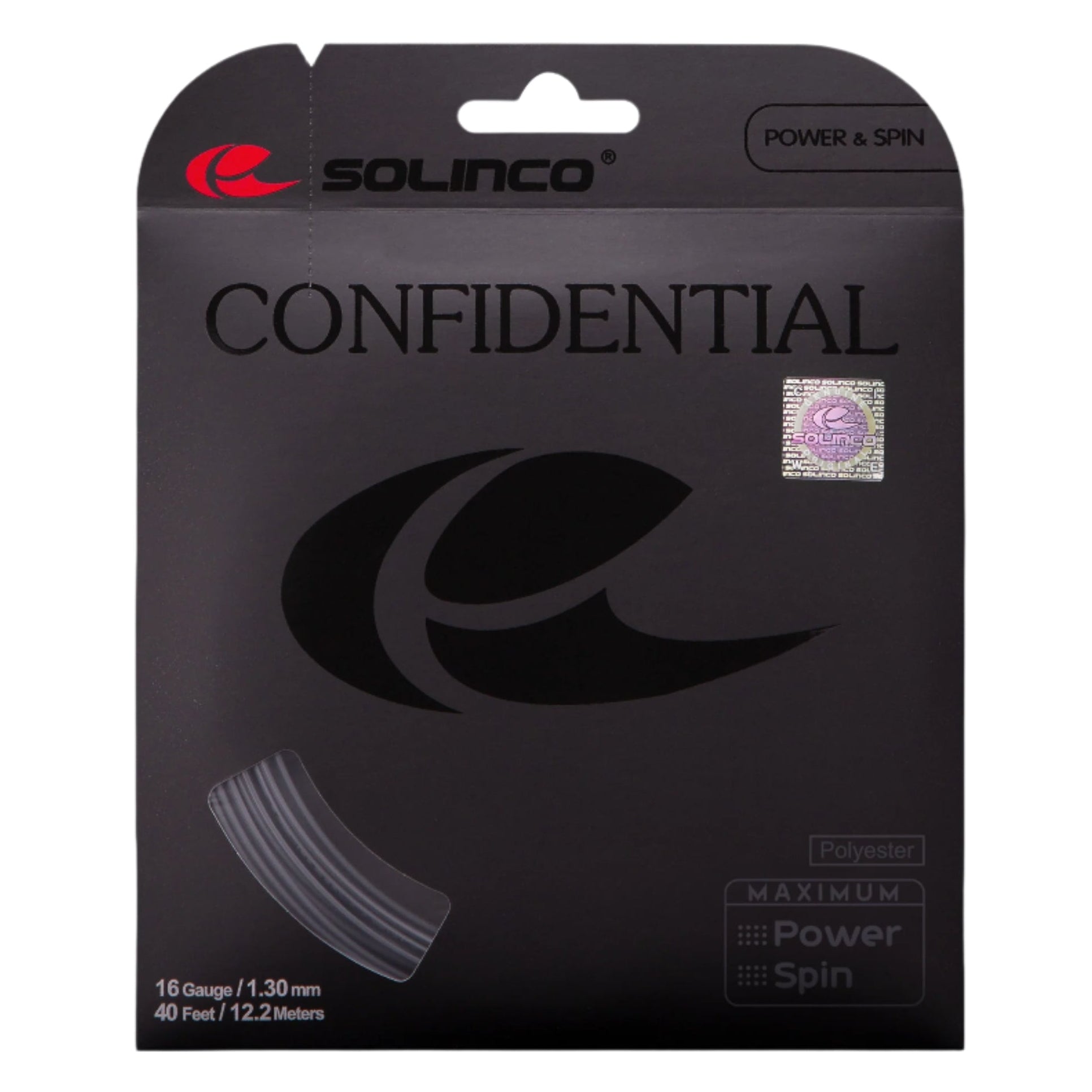 Solinco Confidential Tennis String (Single Pack)