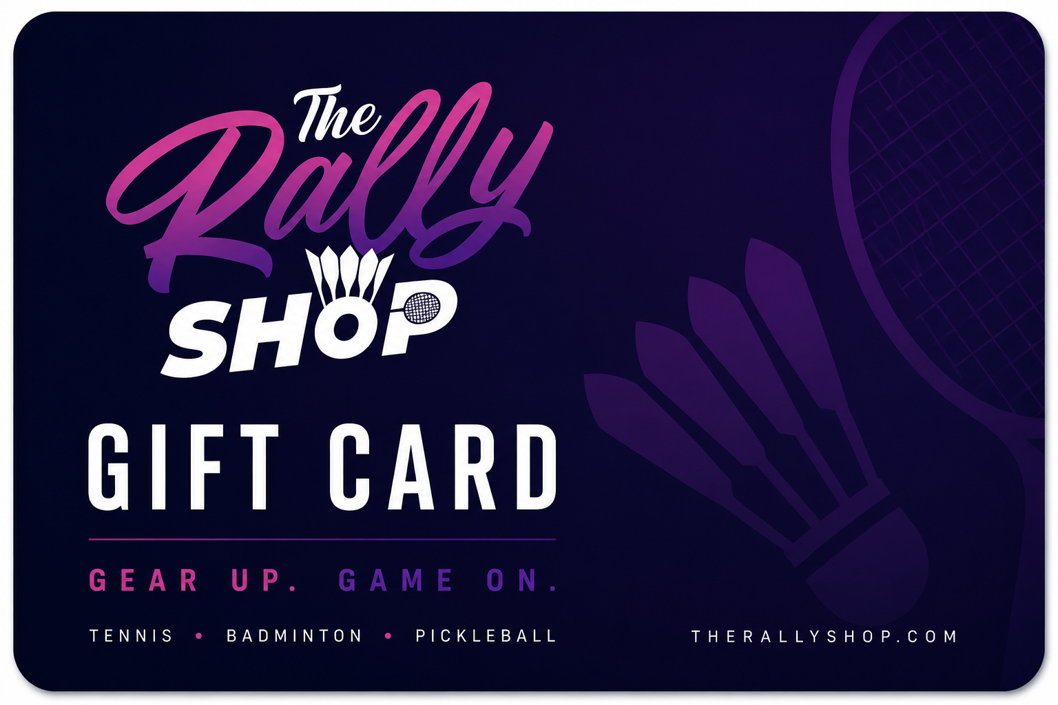 The Rally Shop Digital Gift Card