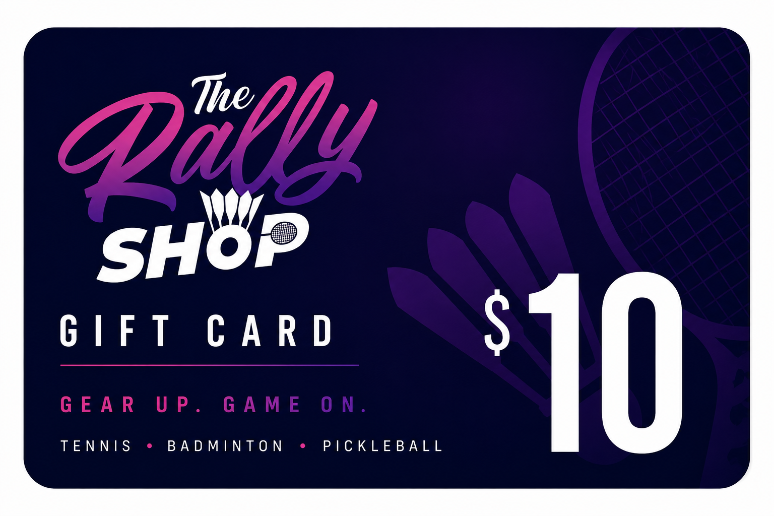 The Rally Shop Digital Gift Card