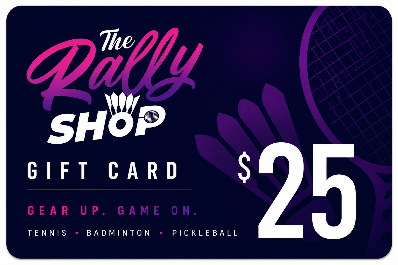 The Rally Shop Digital Gift Card