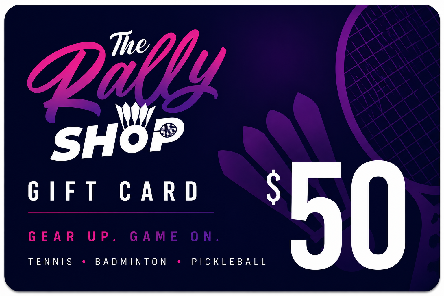 The Rally Shop Digital Gift Card