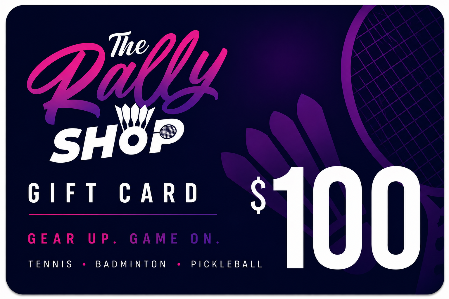 The Rally Shop Digital Gift Card