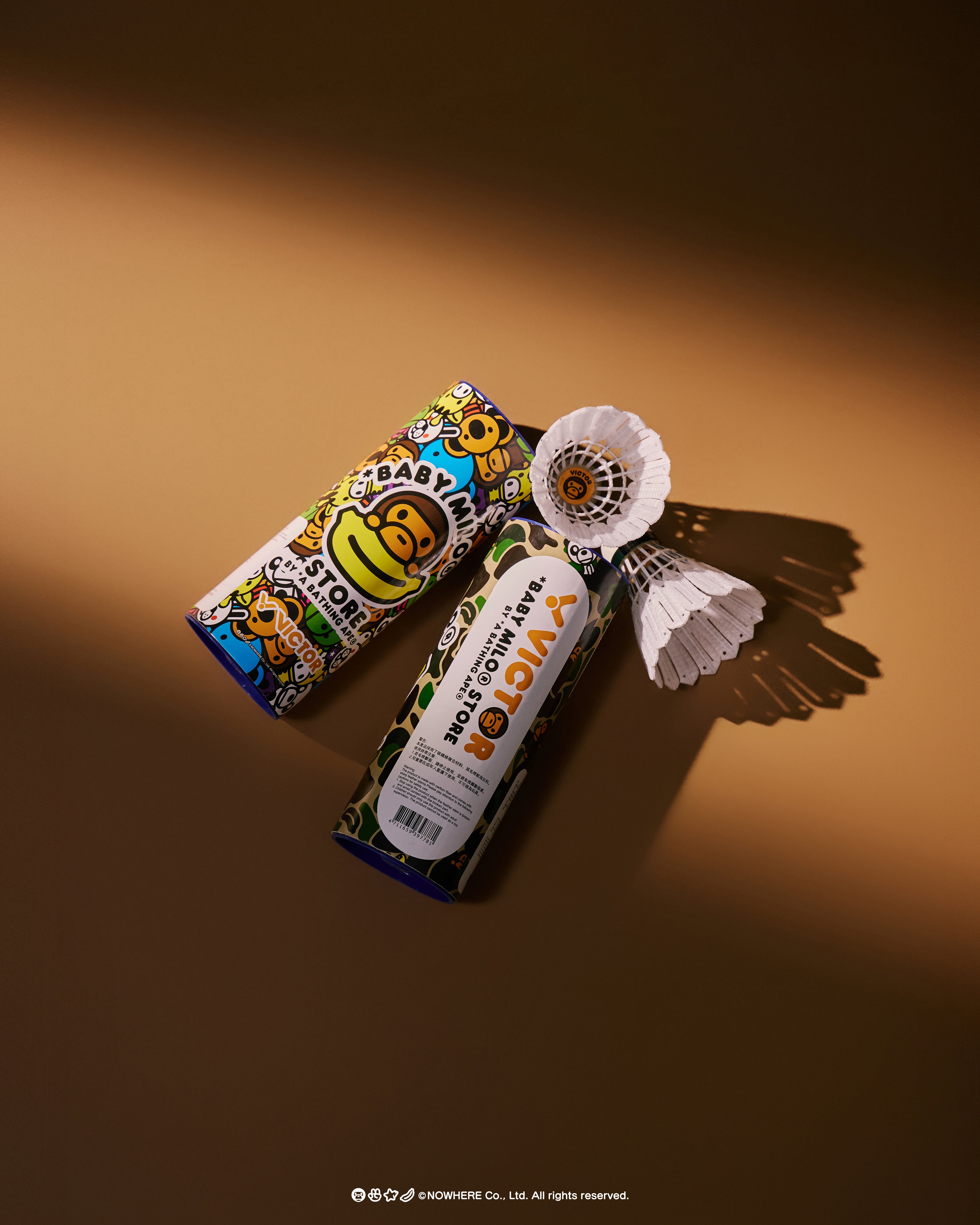 Victor X Baby Milo Store NCS Pro Synthetic Badminton Shuttlecocks (Ape Camo)