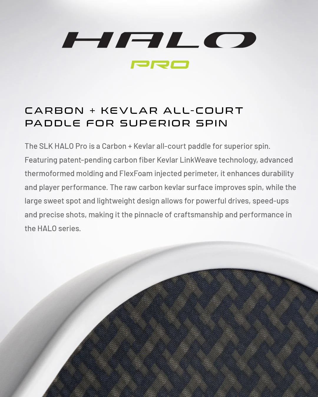 Selkirk SLK HALO Pro - Max Pickleball Paddle