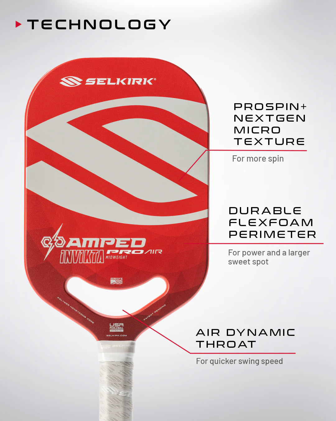 Selkirk AMPED Pro Air - Epic Pickleball Paddle