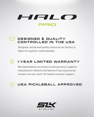 Selkirk SLK HALO Pro - XL Pickleball Paddle