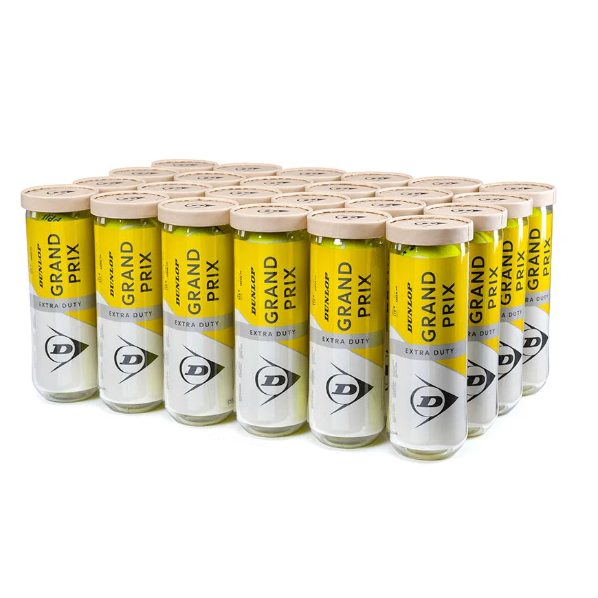 Dunlop Grand Prix Extra Duty Tennis Balls (24 x 3-Ball Can)