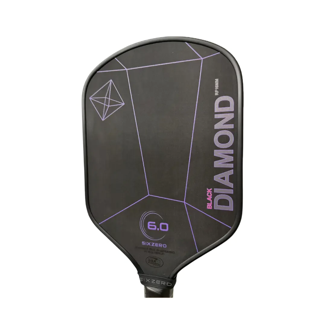 Six Zero Black Diamond Power (16mm) Pickleball Paddle